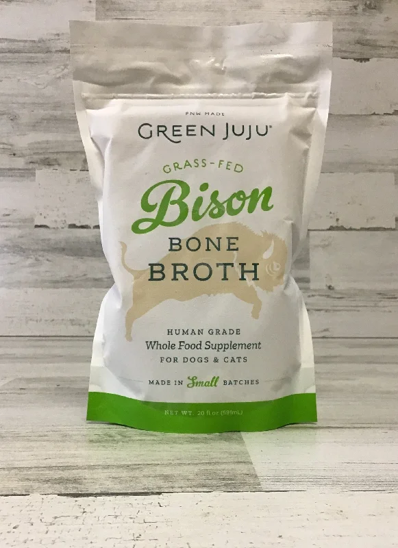 Green Juju Grass Fed Bison Broth 20oz