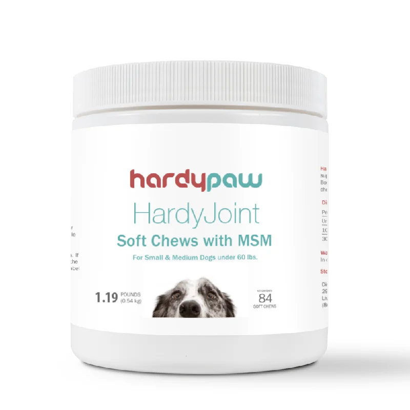 HardyJoint Soft Chews with MSM for Small & Medium Dogs 84-Count