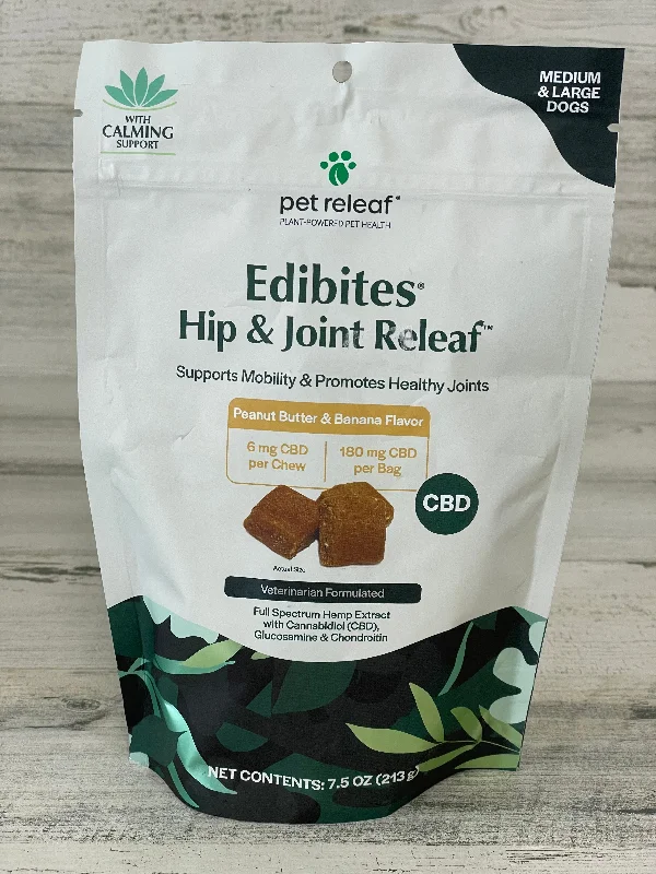 Hip & Joint Releaf Hemp Edibites PB Banana Large