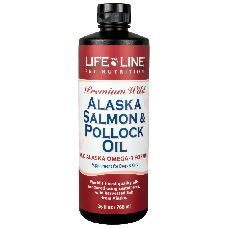 Life Line Pet Wild Alaska Omega-3 Wild Salmon & Wild Pollock Oil Blend for Pets