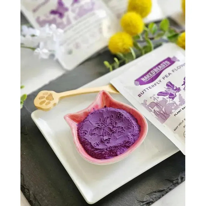 Naked Beasts Organic Butterfly Pea Flower Powder Pet Supplements