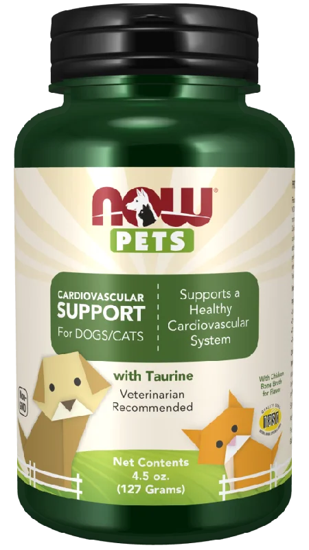 NOW Pets Cardiovascular Support Dog & Cat Supplement, 4.5-oz