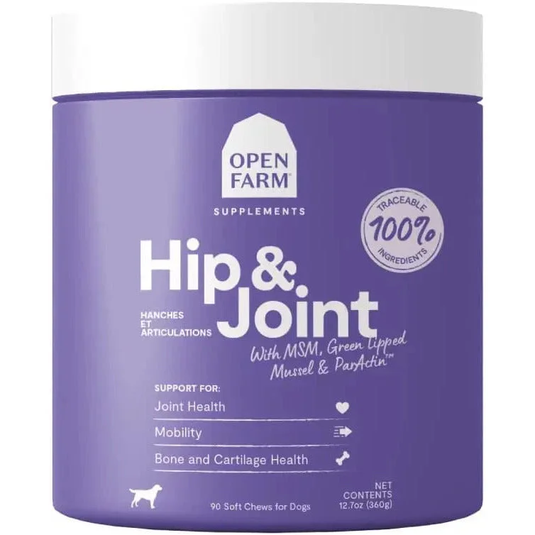 Open Farm Hip & Joint Chews Dog Supplement 90 Count