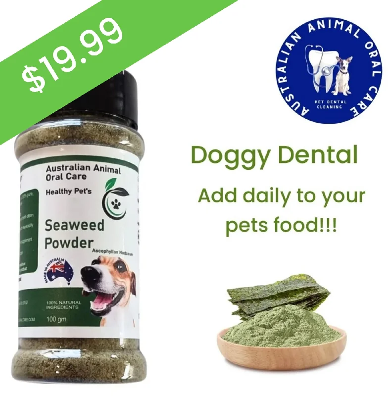 Pet Dental Seaweed Powder -  Ascophyllum Nodosum